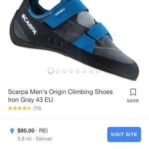 Scarpa Origin Climbing Shoes